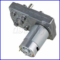 12V 66RPM No-load Speed High Torque Electric Square Gear box Geared Motor