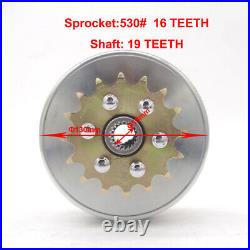 19T Shaft 16T 530# Sprocket Reverse Changer Gear Box For Rear Axle GY6 150 200CC