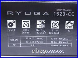 2018 Daiwa Ryoga 1520-CC 5.41 Gear Right Handle BaitCasting Reel VG WithBox