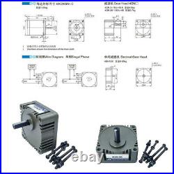 2GN 3GN 4GN 5GN Gear Head Box 3180K with Out Shaft Reducer for AC Induction Motor