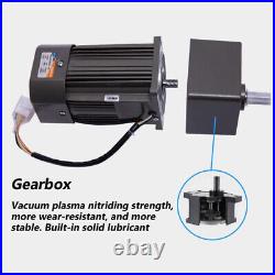 300W Industrial Motor Adapter Electric Motor Controller Gear Box Variable Speed