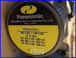 4x Panasonic M6RA4G4L AC motor M6GA7.5M gear box pully automation CNC robotics