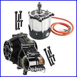 72v 1500w Electric Differential Motor 16T GearBox Go Kart Quad Golf Cart Drift
