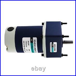 80mm Micro Silent Gearmotor Metal Gearbox Motor 40W DC 12V/24V 10-600 RPM 4D40GN