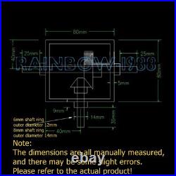 90° right angle drive reversing umbrella gearbox 12 corner reducer 8mm shaft