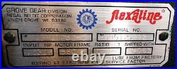 Baldor Industrial Motor, Pn P004914, 1/2 Hp, Flexaline Gear Box, Bmq1262-1