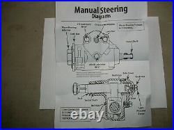 Corvair Manual Steering Box, Black Reversed Rotation, Model A Ford, Street Rat Rod