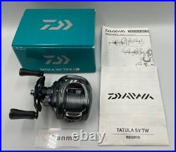 DAIWA TATULA SV TW 8.1L L-H Baitcasting Reel 8.11 Gear WithBox Used Excellent++