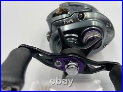 DAIWA TATULA SV TW 8.1L L-H Baitcasting Reel 8.11 Gear WithBox Used Excellent++