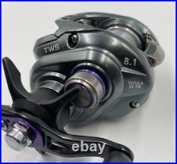 DAIWA TATULA SV TW 8.1L L-H Baitcasting Reel 8.11 Gear WithBox Used Excellent++