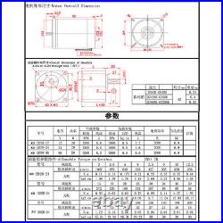 DC 12V/24V 20W Micro Silent Gearmotor Metal Gearbox Motor 10RPM to 600RPM 2D20GN