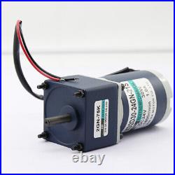 DC 12V/24V Micro Gearmotor Silent Metal Gearbox Motor 10RPM to 600RPM 2D30-24GN