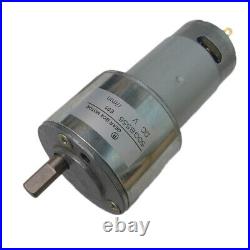 DC Metal Gear Motor 12V Brushed Reversible Drive Reduction 50RPM 300RPM 50GB555