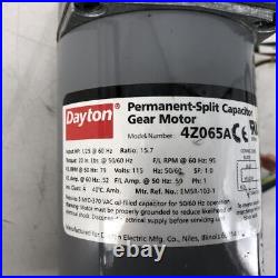 Dayton 4z065a Permanent Split Capacitor Gear Motor New No Box