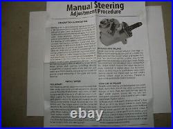 Fmr S 3145 Corvair Manual Steering Box, Black Reversed Rotation, Model A Ford New