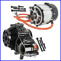 For Trike ATV Electric Go Kart 1500W 72V Brushless Motor Differential Gear box