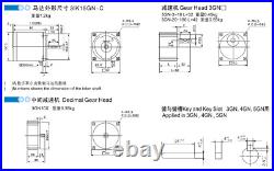 Gear Head Box 2GN/3GN/4GN/5GN with Out Shaft Reducer for AC Induction Motor