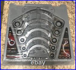 Gear Wrench 9850 HALF MOON 5 PIECE QUAD METRIC REVERSIBLE WRENCH SET