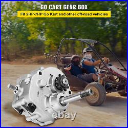 Go Kart Forward Reverse Gear box Fits 2HP-14HP Engine Transmission Clutch Honor