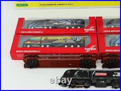 HO Trix 151061 DB Fulda Hightech Emotions BR182 Electric Train withHerpa Trucks