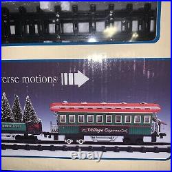 Lemax Village Express Reversing #04549 Christmas Train 2007 Lights and sounds