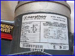 Marathon 1/3 HP 1 PHASE 1725 RPM with Leeson Hydro Mec Approx. 18.51 Gear Box