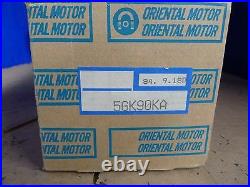 Oriental Motor 5GK90KA speed reducer gear head box ##7-E