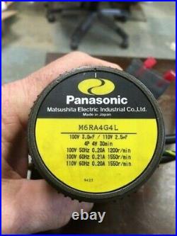 Panasonic M6RA4G4L with M6GA12.5M gear box FREE USA SHIP Guaranteed