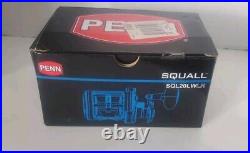 Penn Squall SQL20LWLH Conventional Reel- New Open Box