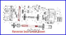 Reverse gear box repair kit for175 250cc go kart Kinroad Runmaster Dazon BAJA