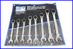 SP Tools Spanner Set 8 Piece Metric Reversible Gear Drive SP10118