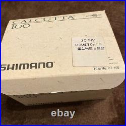 Shimano Silver Calcutta 100 CT-100 Baitcasting Fishing Reel with Box