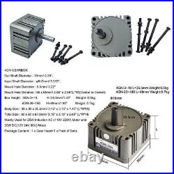 Speed Reduction Gearbox Gear Head Box for AC Induction Motor 2GN 3GN 4GN 5GN