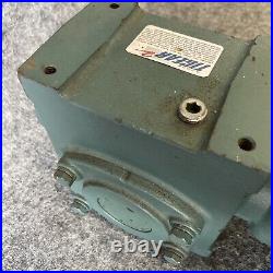 Tigear 17-Q-15-R-56 Gear box with Baldor VEM3546 1hp 208 230/460 VAC Motor Used