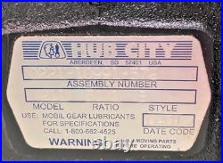 Used Hub City 0221-10991-572 Model 211 Worm Gear Box 50/1 Ratio Style B